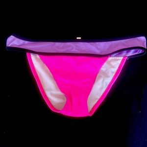 Size medium pink and purple bikini bottom